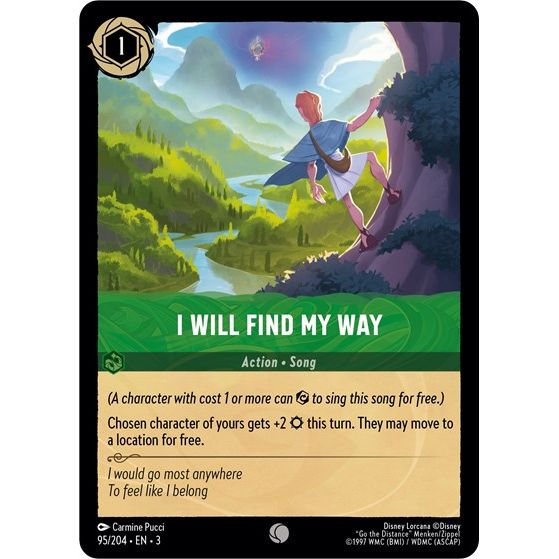 Lorcana - Into The Inklands - 095/204 I Will Find My Way Common