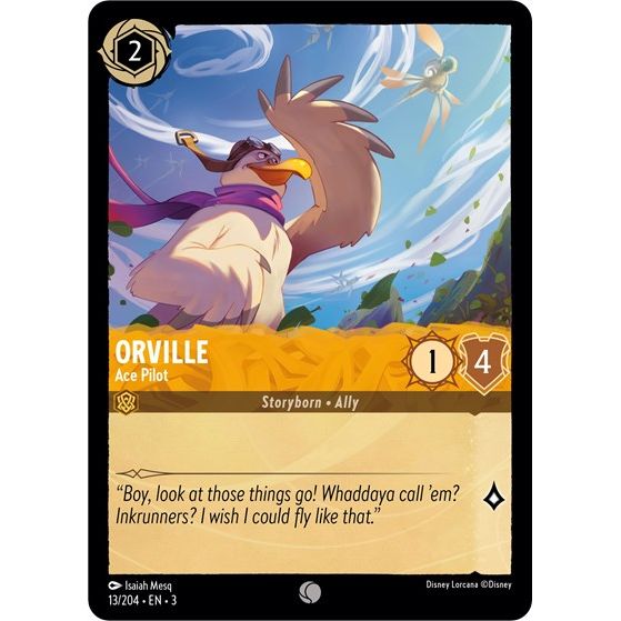 Lorcana - Into The Inklands - 013/204 Orville - Ace Pilot Common