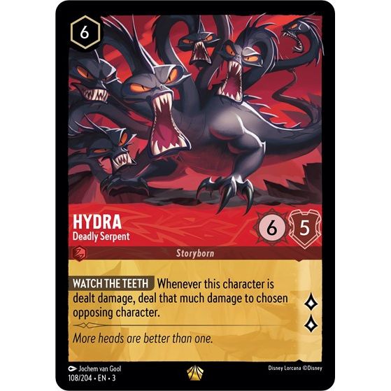 Lorcana - Into The Inklands - 108/204 Hydra - Deadly Serpent Legendary
