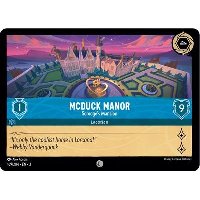 Lorcana - Into The Inklands - 169/204 McDuck Manor - Scrooge's Mansion Common