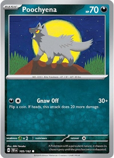 Scarlet & Violet Temporal Forces - 105/162 Poochyena Common