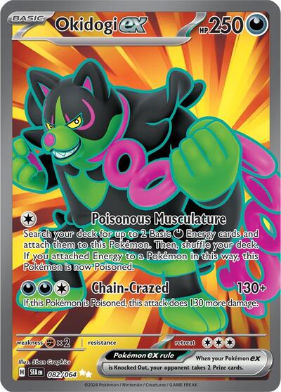Scarlet & Violet Shrouded Fable - 082/064 Okidogi ex Ultra Rare