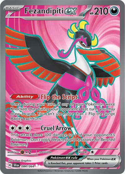 Scarlet & Violet Shrouded Fable - 084/064 Fezandipiti ex Ultra Rare