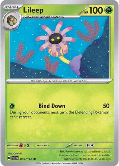 Scarlet & Violet Stellar Crown - 005/142 Lileep Common