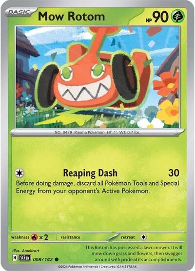 Scarlet & Violet Stellar Crown - 008/142 Mow Rotom Common