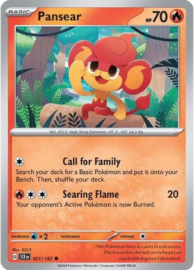 Scarlet & Violet Stellar Crown - 021/142 Pansear Common