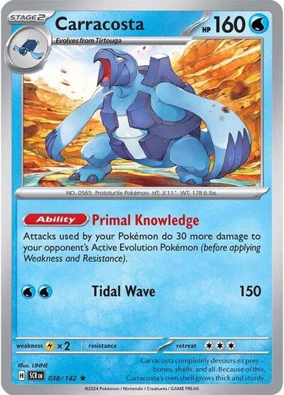 Scarlet & Violet Stellar Crown - 038/142 Carracosta Rare