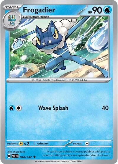 Scarlet & Violet Stellar Crown - 040/142 Frogadier Uncommon