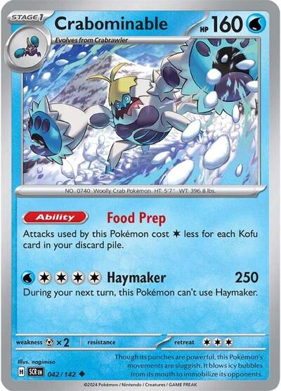 Scarlet & Violet Stellar Crown - 042/142 Crabominable Uncommon