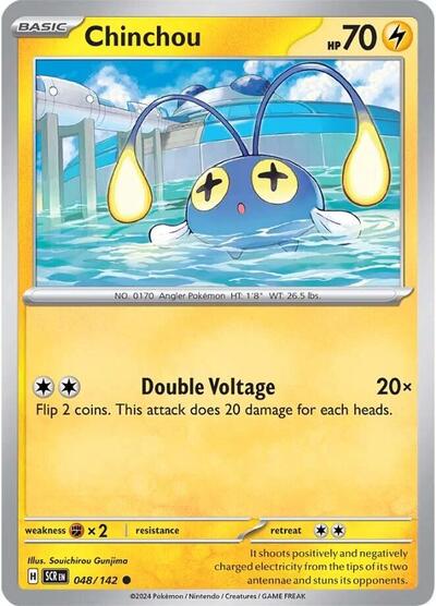 Scarlet & Violet Stellar Crown - 048/142 Chinchou Common