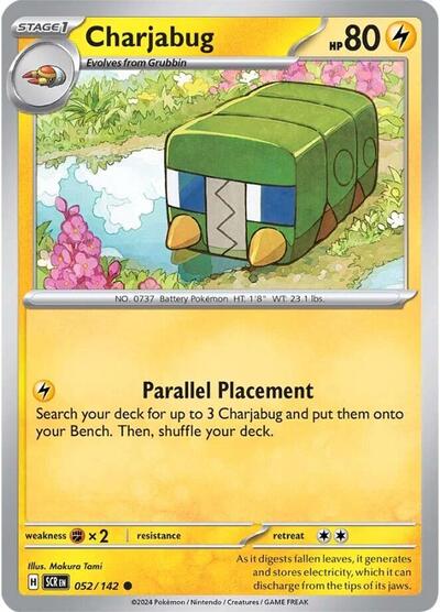 Scarlet & Violet Stellar Crown - 052/142 Charjabug Common