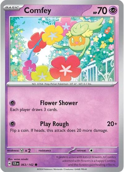Scarlet & Violet Stellar Crown - 063/142 Comfey Common