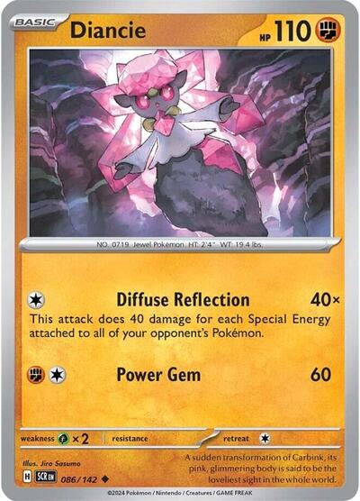 Scarlet & Violet Stellar Crown - 086/142 Diancie Uncommon
