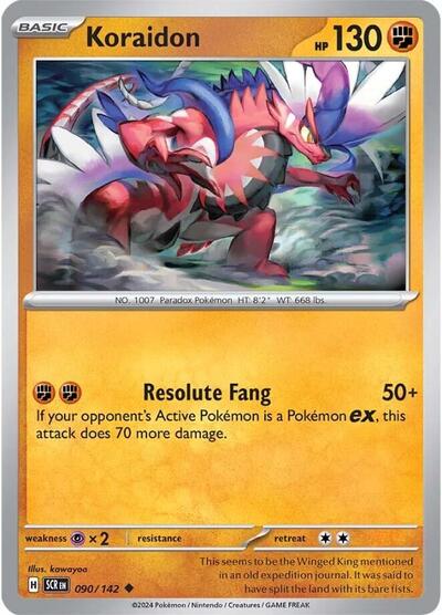 Scarlet & Violet Stellar Crown - 090/142 Koraidon Uncommon