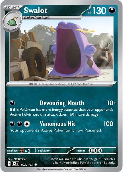Scarlet & Violet Stellar Crown - 092/142 Swalot Uncommon