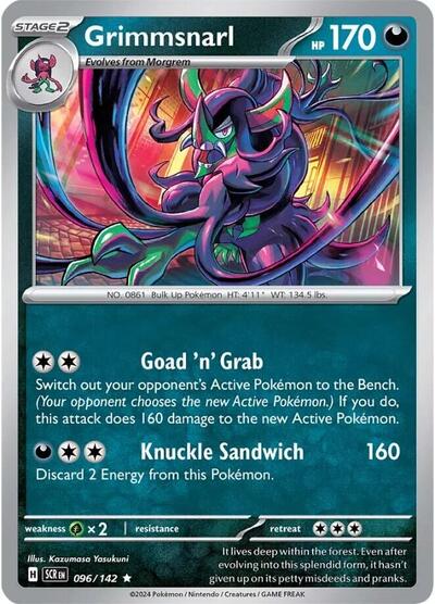 Scarlet & Violet Stellar Crown - 096/142 Grimmsnarl Rare