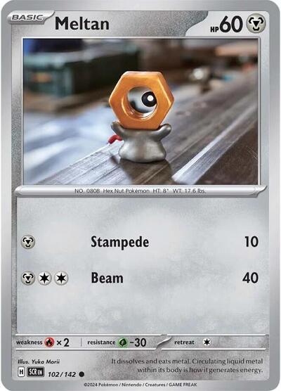 Scarlet & Violet Stellar Crown - 102/142 Meltan Common
