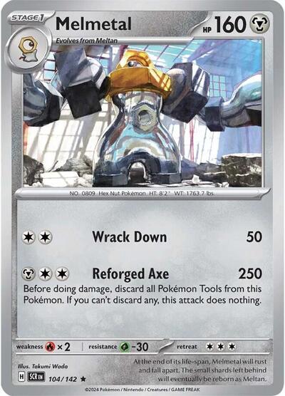 Scarlet & Violet Stellar Crown - 104/142 Melmetal Rare