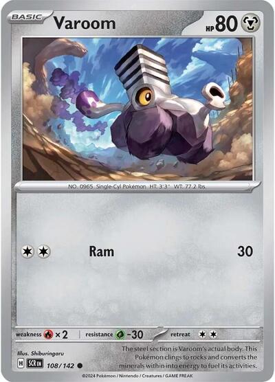 Scarlet & Violet Stellar Crown - 108/142 Varoom Common