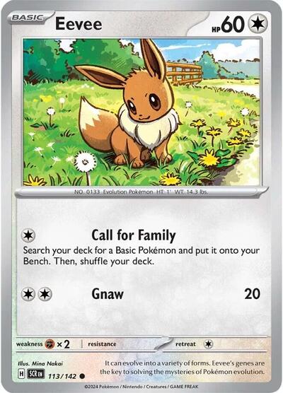 Scarlet & Violet Stellar Crown - 113/142 Eevee Common