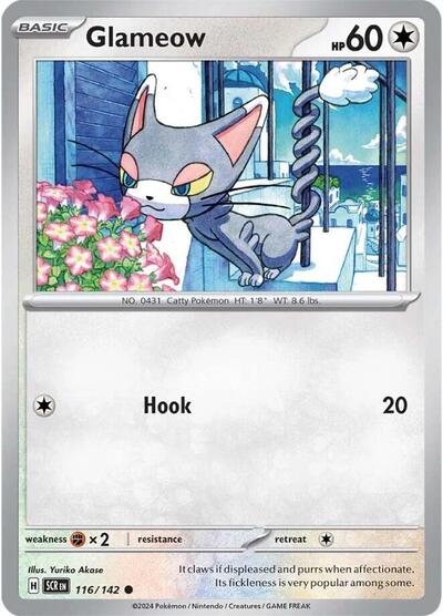 Scarlet & Violet Stellar Crown - 116/142 Glameow Common