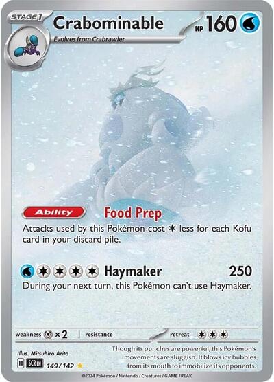 Scarlet & Violet Stellar Crown - 149/142 Crabominable Illustration Rare