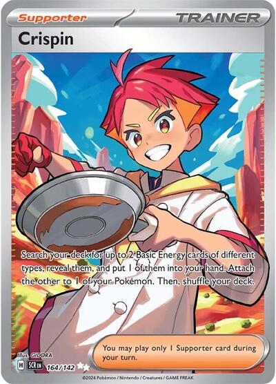 Scarlet & Violet Stellar Crown - 164/142 Crispin Ultra Rare