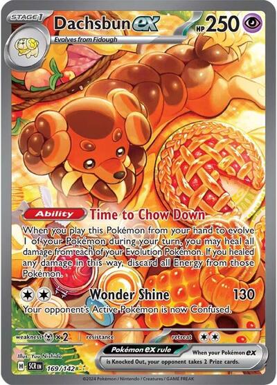 Scarlet & Violet Stellar Crown - 169/142 Dachsbun ex Special Illustration Rare
