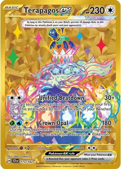 Scarlet & Violet Stellar Crown - 173/142 Terapagos ex Hyper Rare