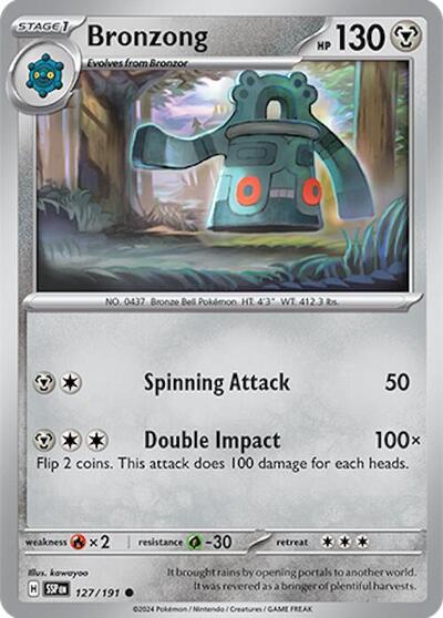 Scarlet & Violet Surging Sparks - 127/191 Bronzong Common
