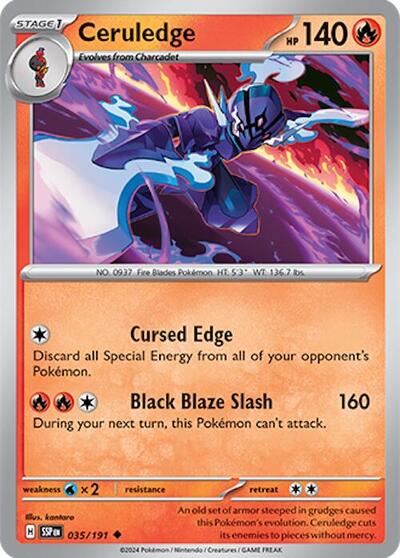 Scarlet & Violet Surging Sparks - 035/191 Ceruledge Uncommon
