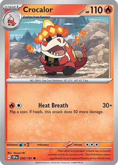 Scarlet & Violet Surging Sparks - 030/191 Crocalor Common