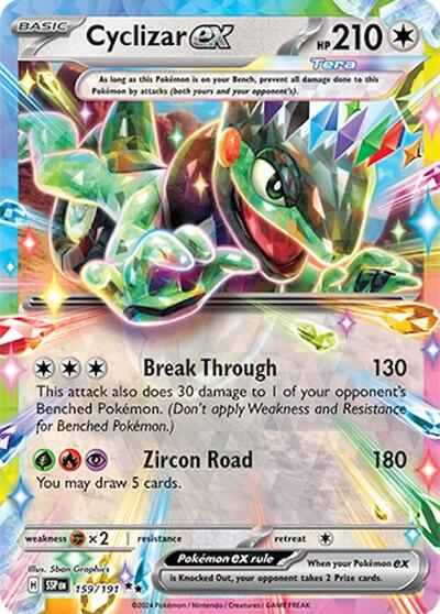 Scarlet & Violet Surging Sparks - 159/191 Cyclizar ex Double Rare