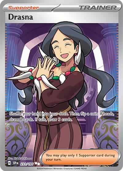 Scarlet & Violet Surging Sparks - 231/191 Drasna Ultra Rare