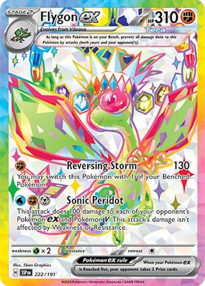 Scarlet & Violet Surging Sparks - 222/191 Flygon ex Ultra Rare