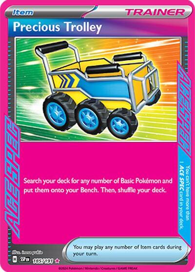 Scarlet & Violet Surging Sparks - 185/191 Precious Trolley ACE SPEC Rare