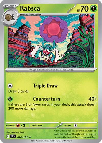 Scarlet & Violet Surging Sparks - 014/191 Rabsca Rare