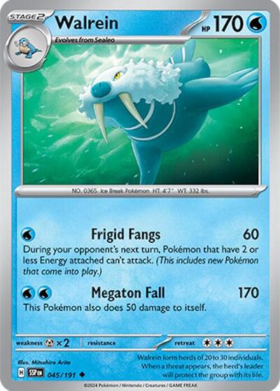 Scarlet & Violet Surging Sparks - 045/191 Walrein Uncommon