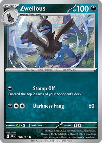 Scarlet & Violet Surging Sparks - 118/191 Zweilous Common
