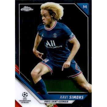 2021-22 Topps Chrome UEFA Champions League #182 Xavi Simons