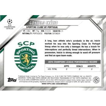 2021-22 Topps Chrome UEFA Champions League #128 Gonçalo Inácio