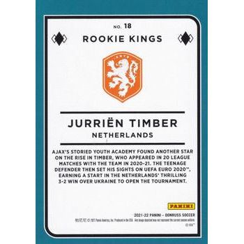 2021-22 Donruss #18 Jurrien Timber Rookie Kings