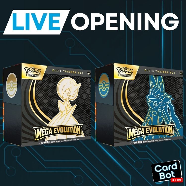LIVE OPENING - Pokémon TCG Mega Evolution Elite Trainer Box