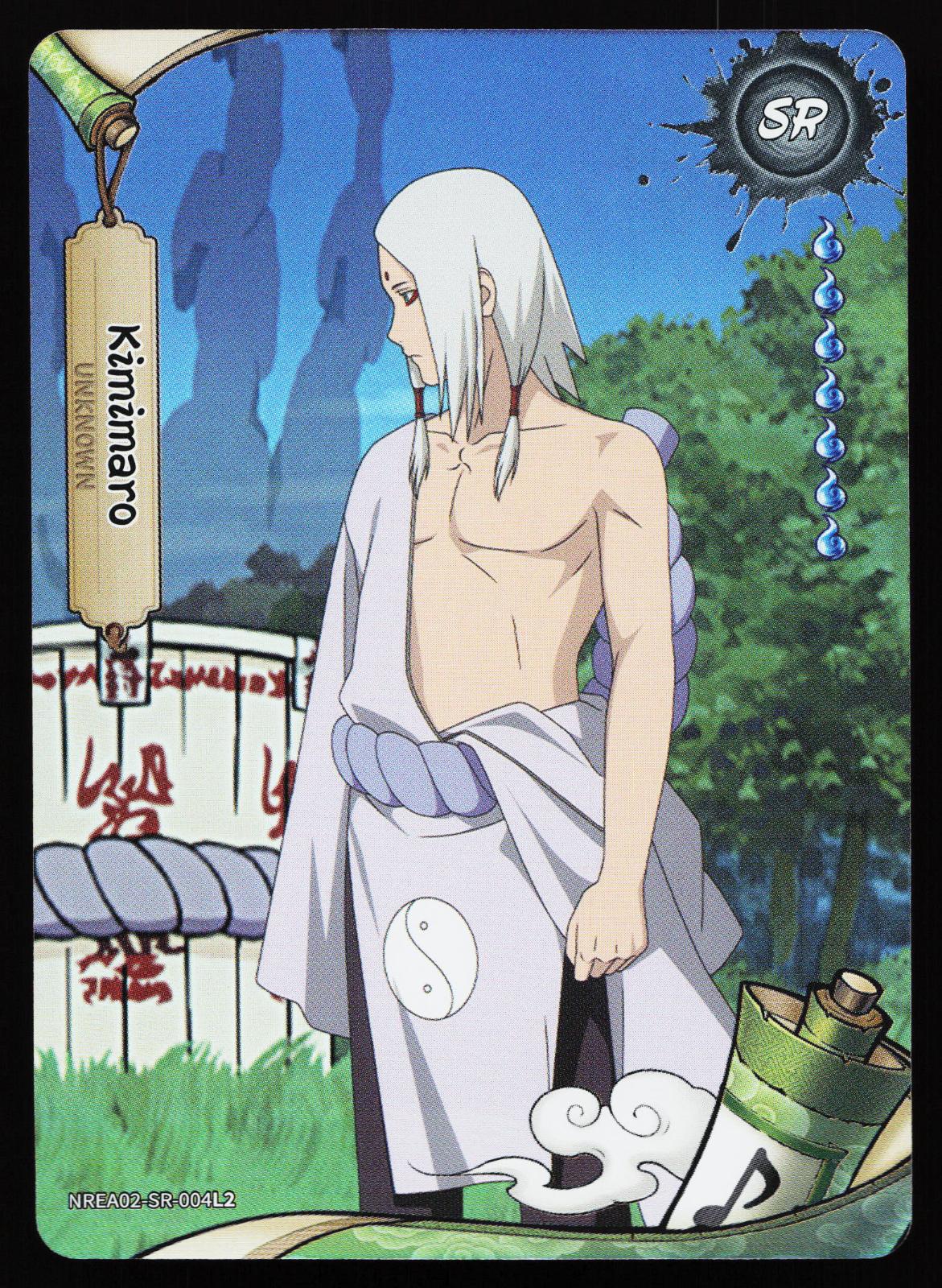 Naruto Kayou Earth Scrolls Series 2 Kimimaro NREA02-SR-004L2 Super Rare