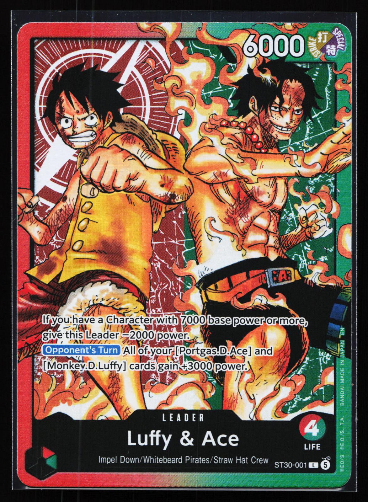 Starter Deck EX: Luffy & Ace ST30-001 Luffy & Ace Leader