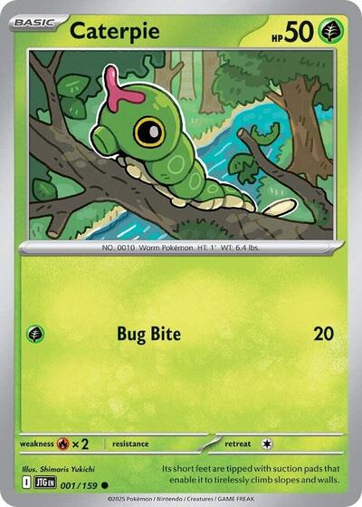 Scarlet & Violet Journey Together - 001/159 Caterpie Common