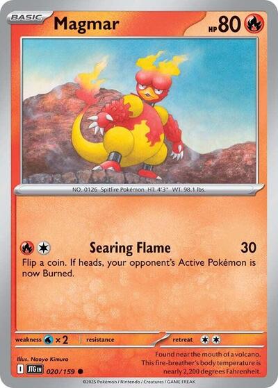 Scarlet & Violet Journey Together - 020/159 Magmar Common