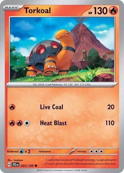 Scarlet & Violet Journey Together - 025/159 Torkoal Common