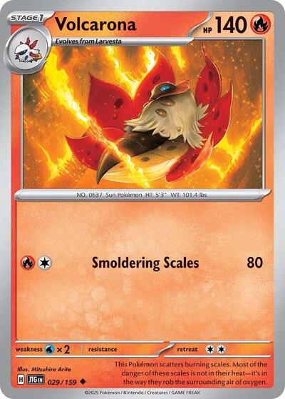 Scarlet & Violet Journey Together - 029/159 Volcarona Uncommon