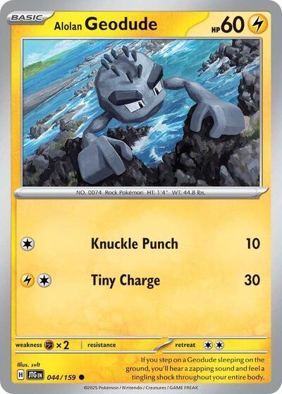 Scarlet & Violet Journey Together - 044/159 Alolan Geodude Common